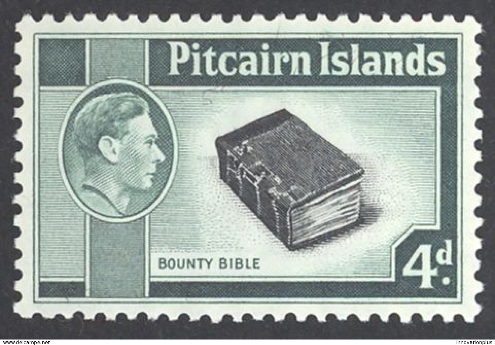 Pitcairn Islands Sc# 5A MNH 1940-1951 4p Bounty Bible - Islas De Pitcairn