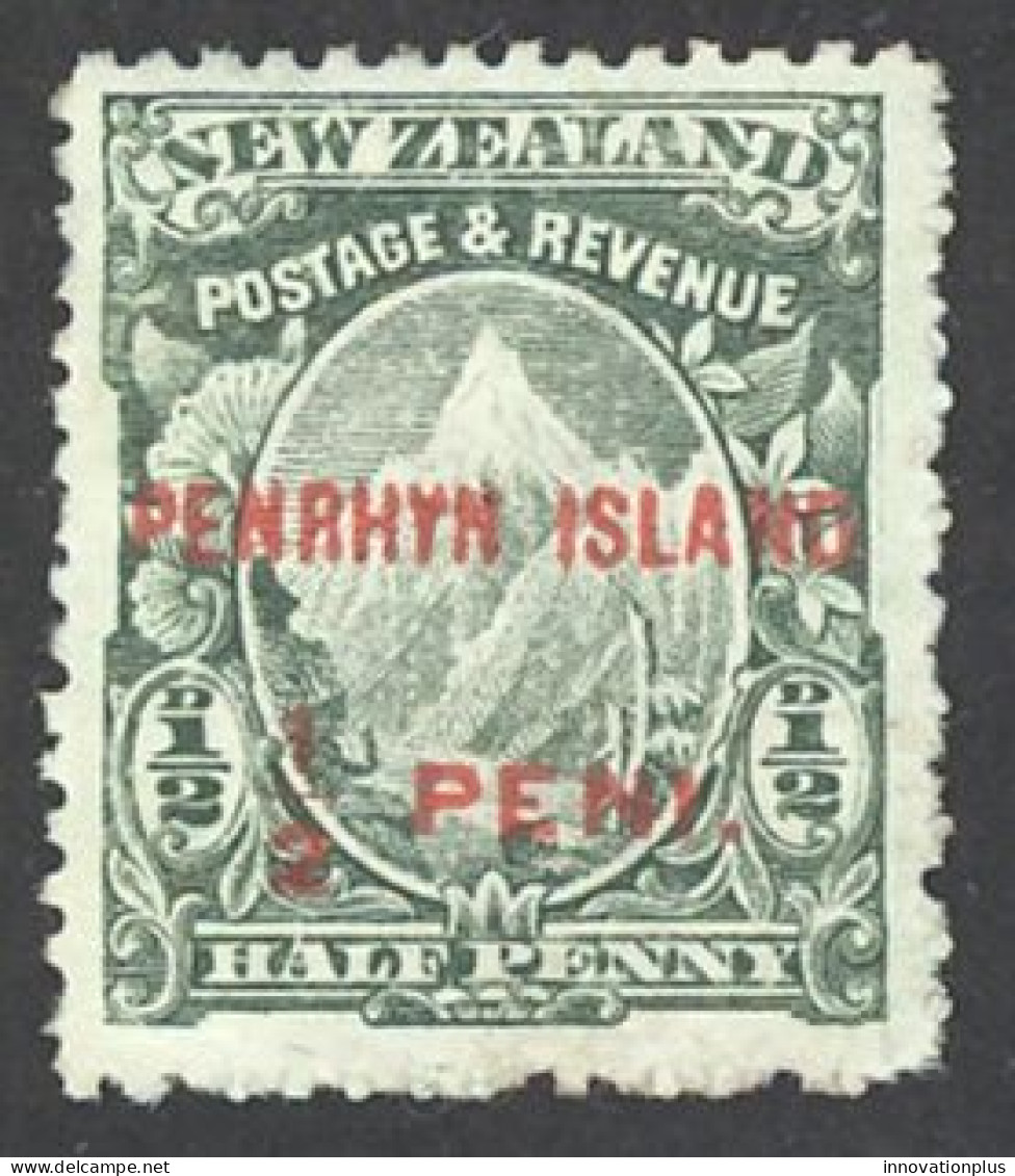 Penrhyn Island Sc# 1a MH (no Period) 1902 ½p Surcharged Overprint - Penrhyn