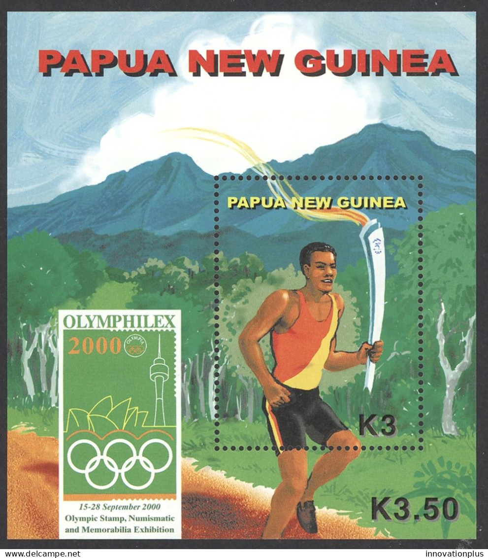 Papua New Guinea Sc# 996 MNH Souvenir Sheet 2000 Olymphilex 2000 - Papua New Guinea