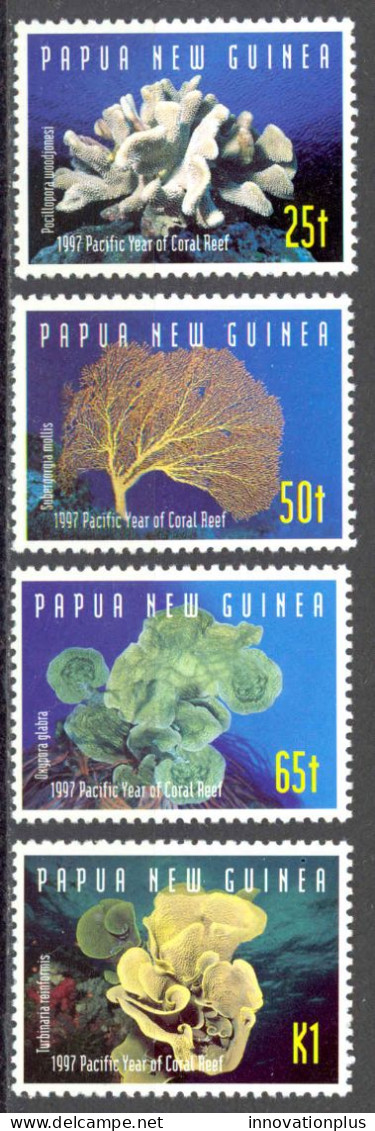 Papua New Guinea Sc# 924-927 MNH 1997 Coral Reefs - Papua New Guinea