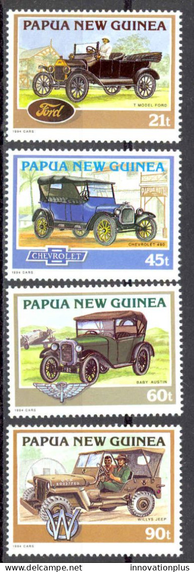 Papua New Guinea Sc# 841-844 MNH 1994 Classic Cars - Papua New Guinea
