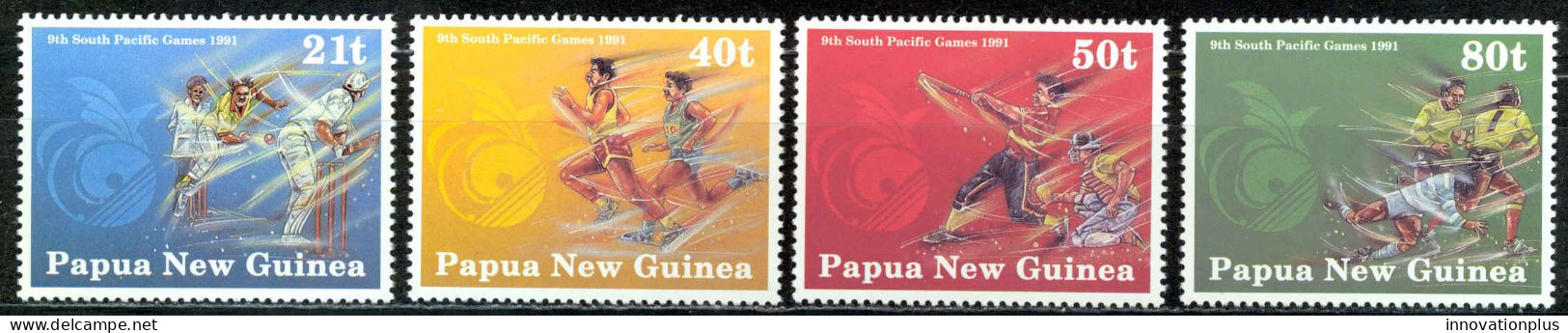 Papua New Guinea Sc# 771-774 MNH 1991 South Pacific Games - Papua New Guinea