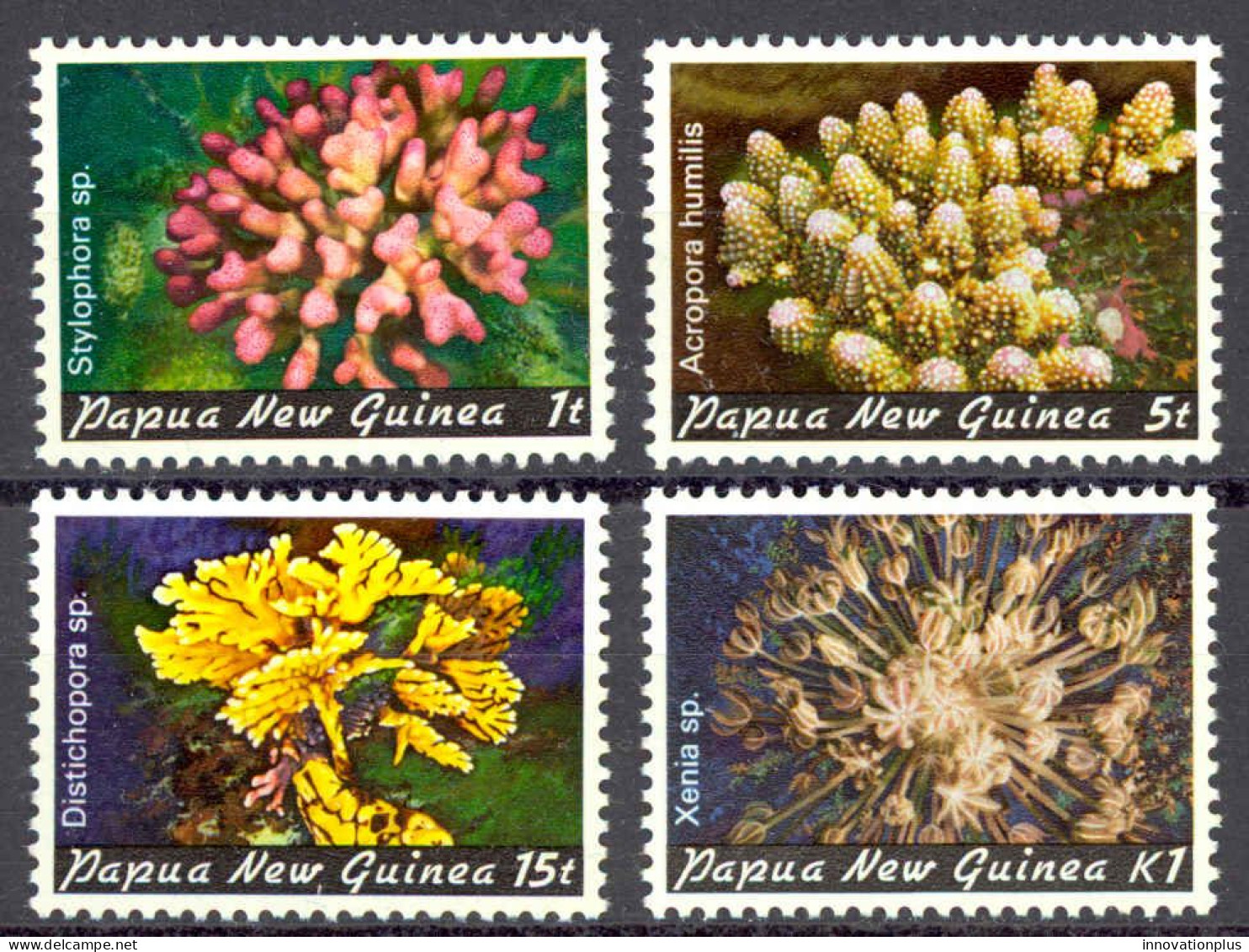 Papua New Guinea Sc# 566-569 MH 1982 Corals - Papouasie-Nouvelle-Guinée