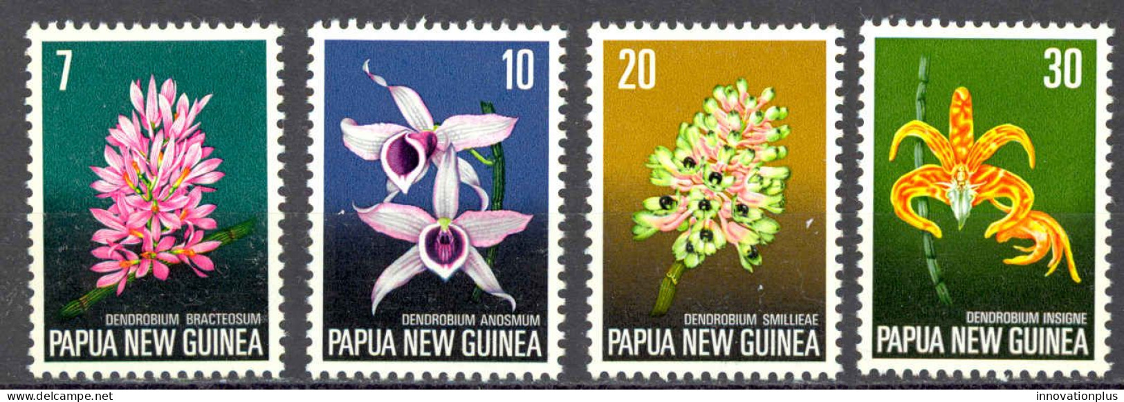 Papua New Guinea Sc# 402-405 MNH 1974 Orchids - Papouasie-Nouvelle-Guinée