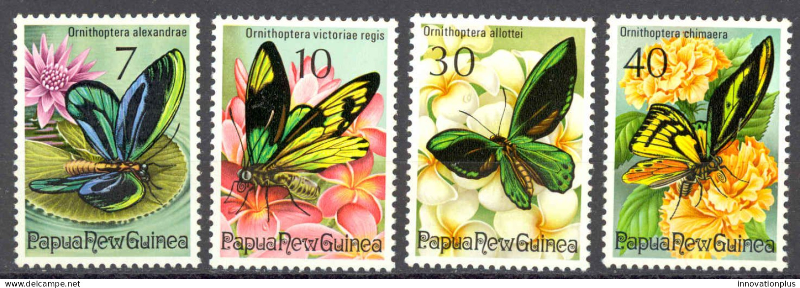 Papua New Guinea Sc# 415-418 MNH 1975 Birdwing Butterflies - Papouasie-Nouvelle-Guinée
