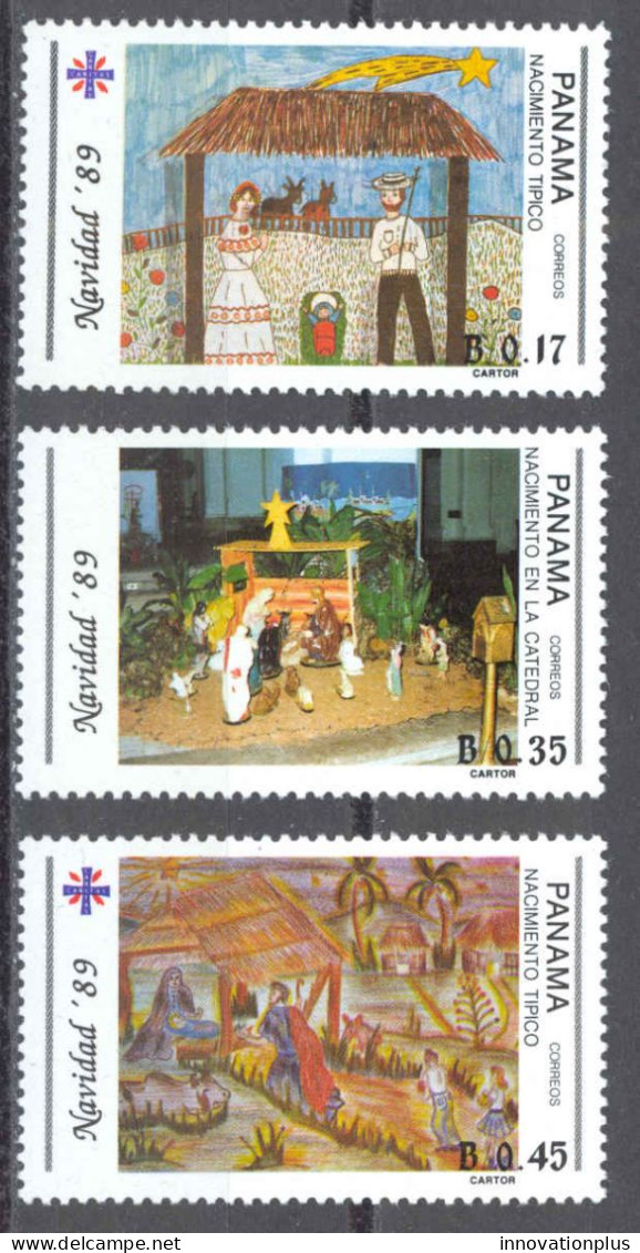 Panama Sc# 770-772 MNH 1989 Christmas - Panamá