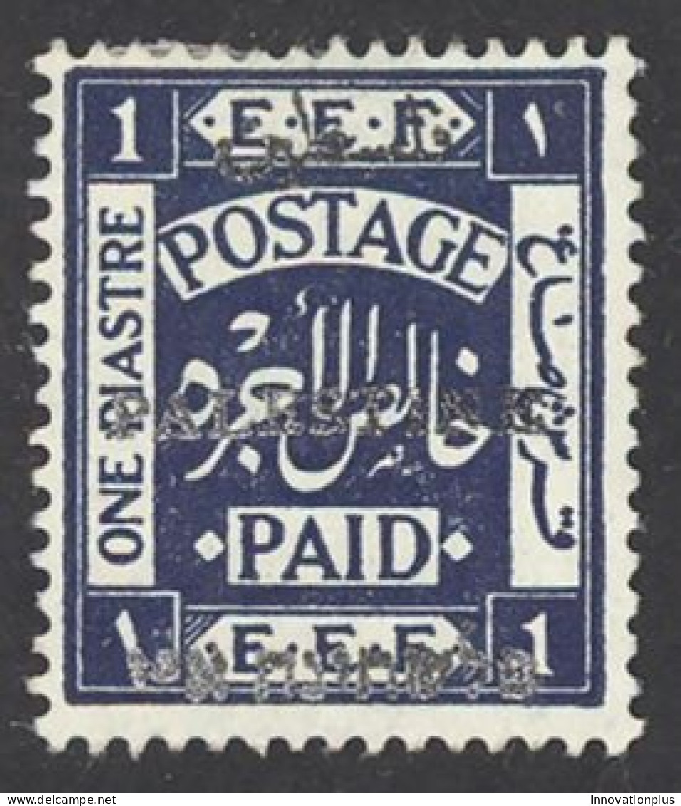 Palestine Sc# 20 MH 1920 1pi Surcharged - Palestina