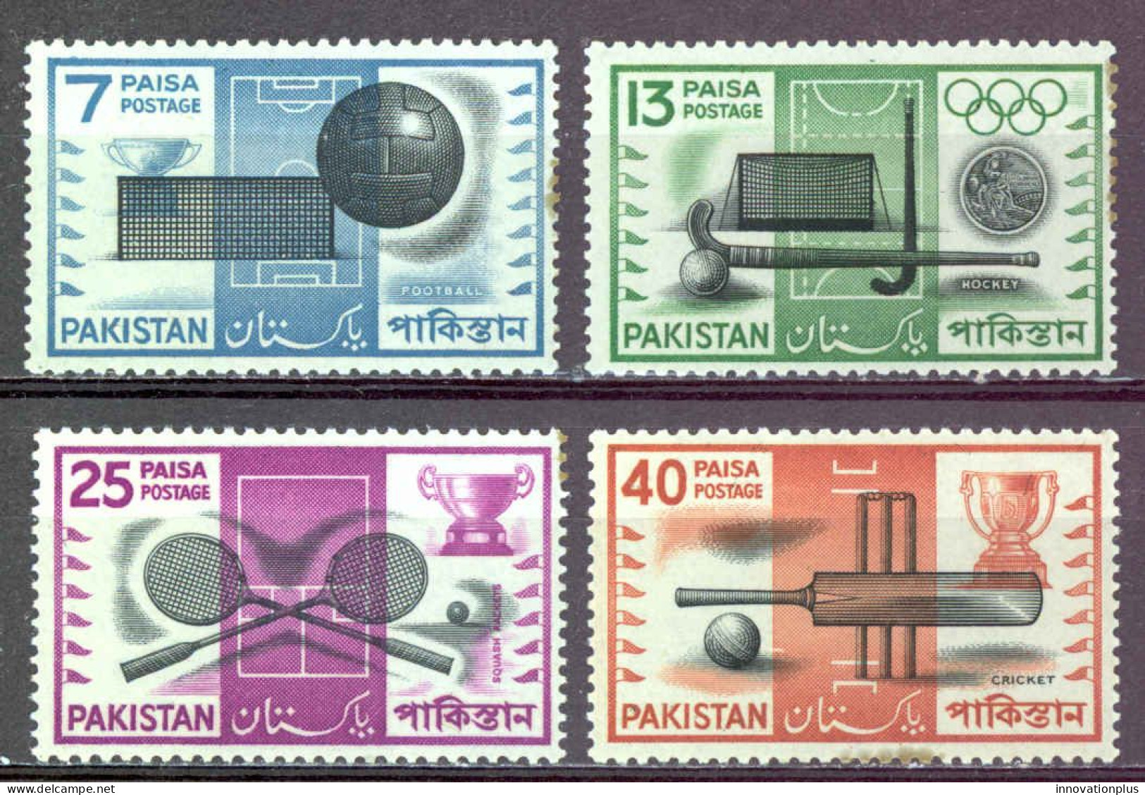 Pakistan Sc# 163-166 MNH 1962 Sports - Pakistan