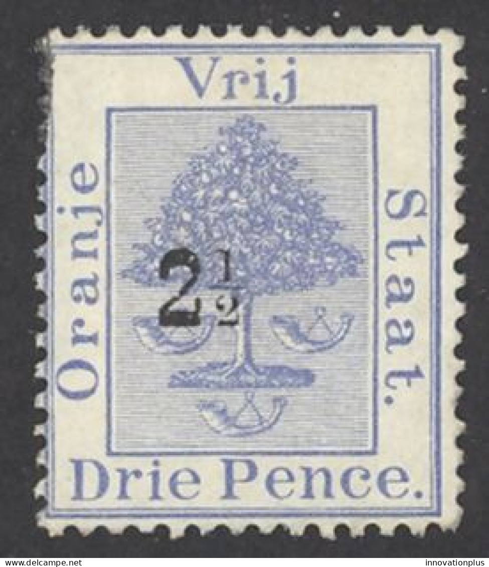 Orange River Colony Sc# 43 MH 1897 2½p On 3p Orange Tree - Orange Free State (1868-1909)