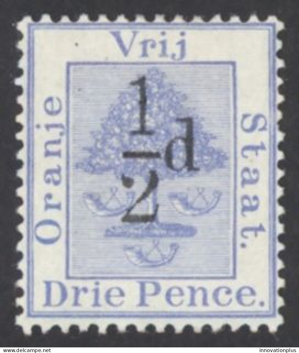 Orange River Colony Sc# 35 MH 1896 ½p On 3p Orange Tree - Orange Free State (1868-1909)