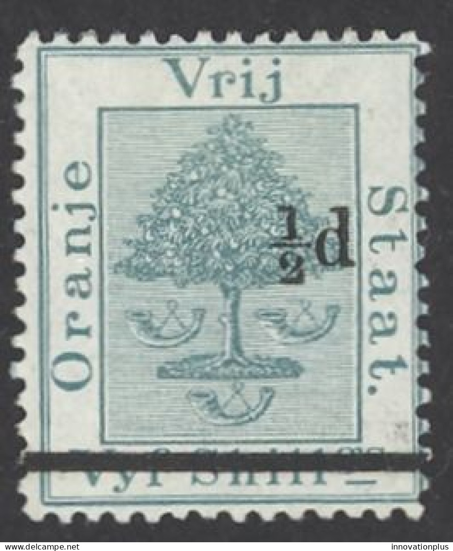 Orange River Colony Sc# 22 MH (a) 1882 ½p On 5sh Orange Tree - Stato Libero Dell'Orange (1868-1909)
