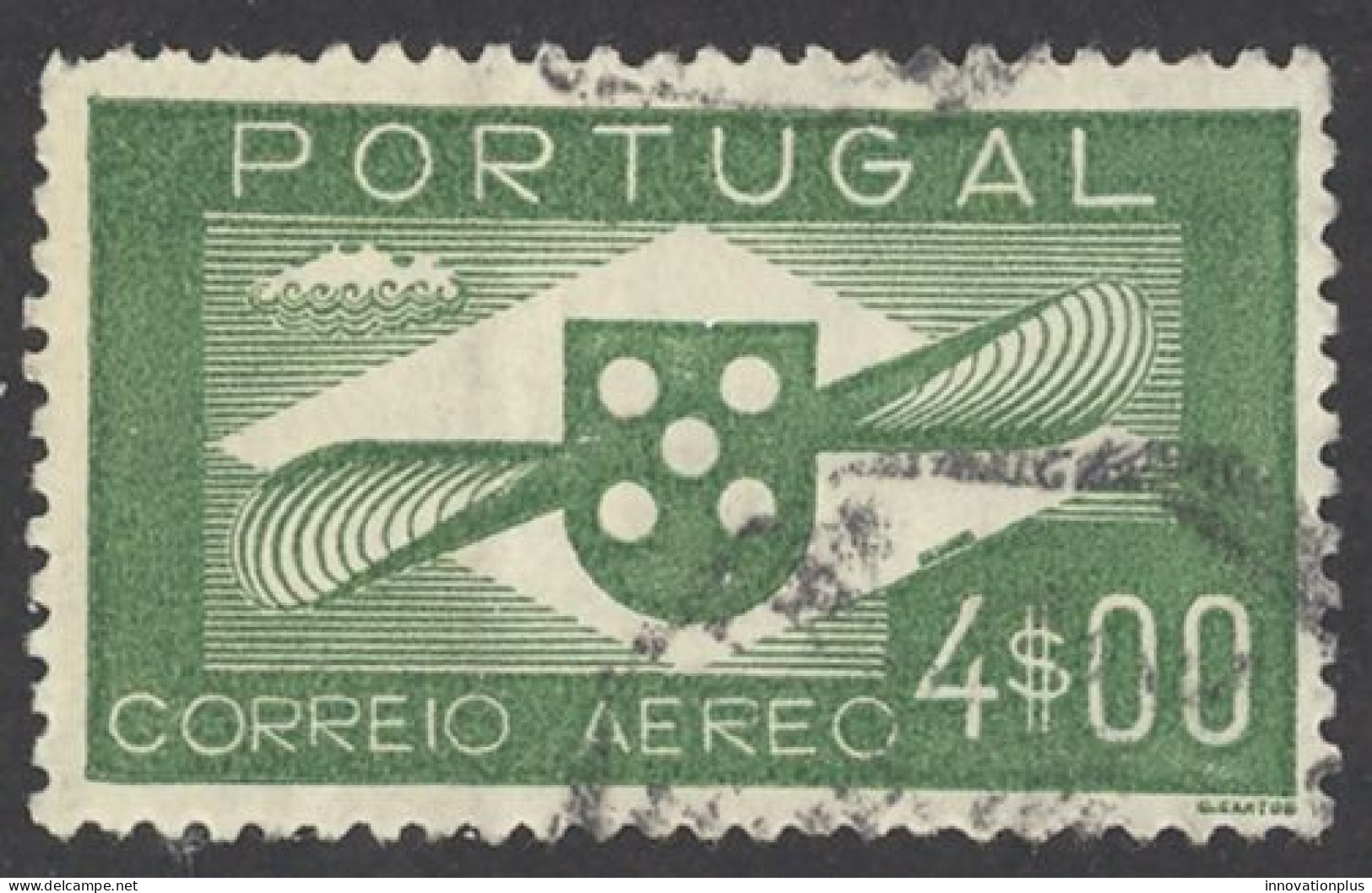 Portugal Sc# C5 Used 1941 4e Air Post - Gebruikt