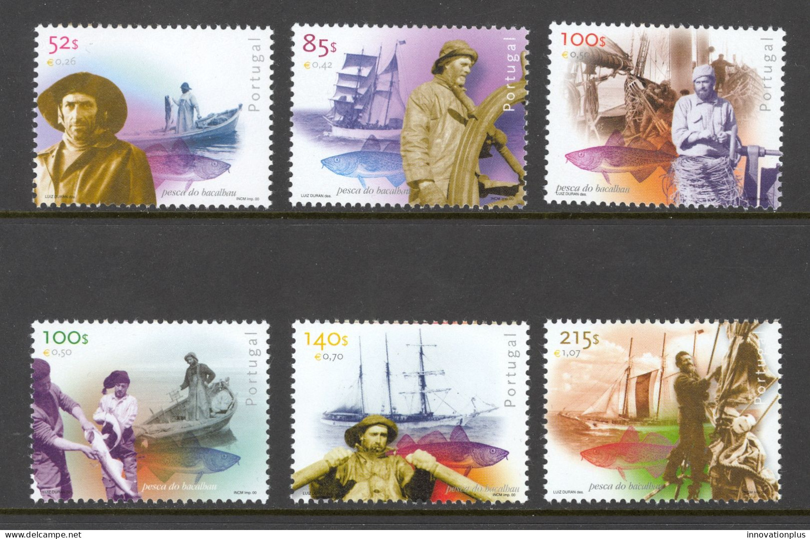 Portugal Sc# 2376-2381 MNH 2000 Cod Fishing - Neufs