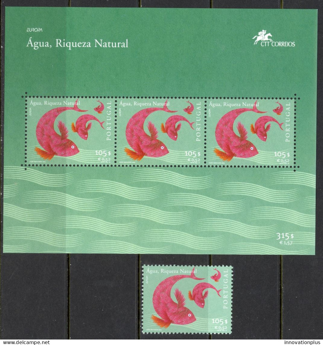 Portugal Sc# 2421-2421a MNH 2001 Europa - Neufs