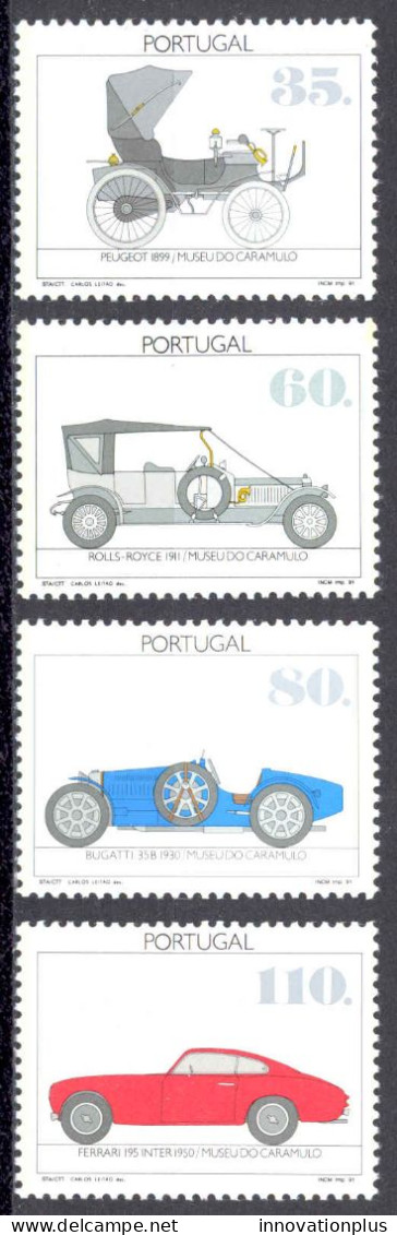 Portugal Sc# 1885-1888 MNH 1991 Automobiles - Unused Stamps