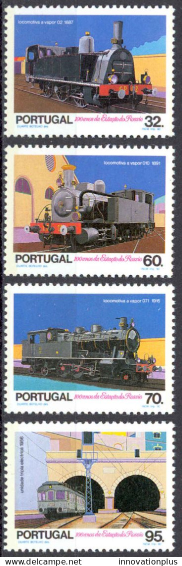Portugal Sc# 1824-1827 MNH 1990 Locomotives - Unused Stamps