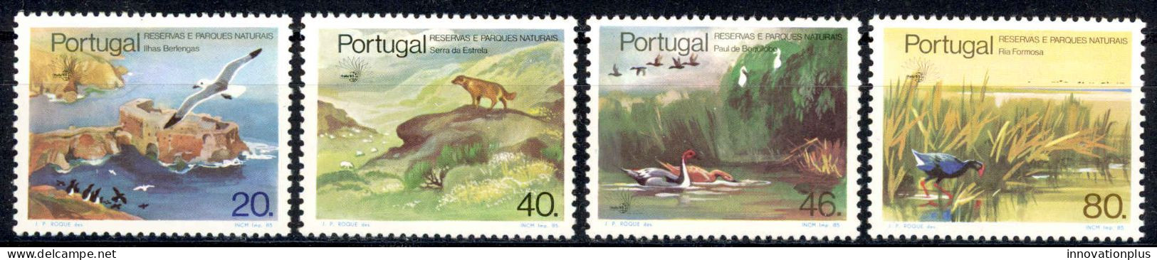 Portugal Sc# 1653-1656 MH 1985 Parks - Neufs
