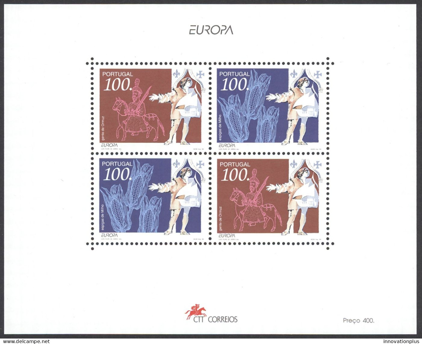 Portugal Sc# 1990 MNH Souvenir Sheet 1994 Europa - Nuevos