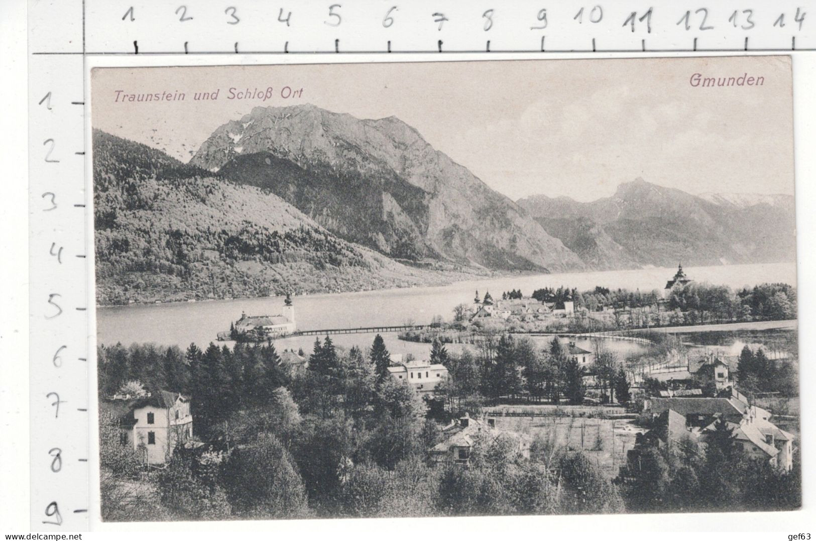 Gmunden - Traunstein Und Schloss Ort - Gmunden