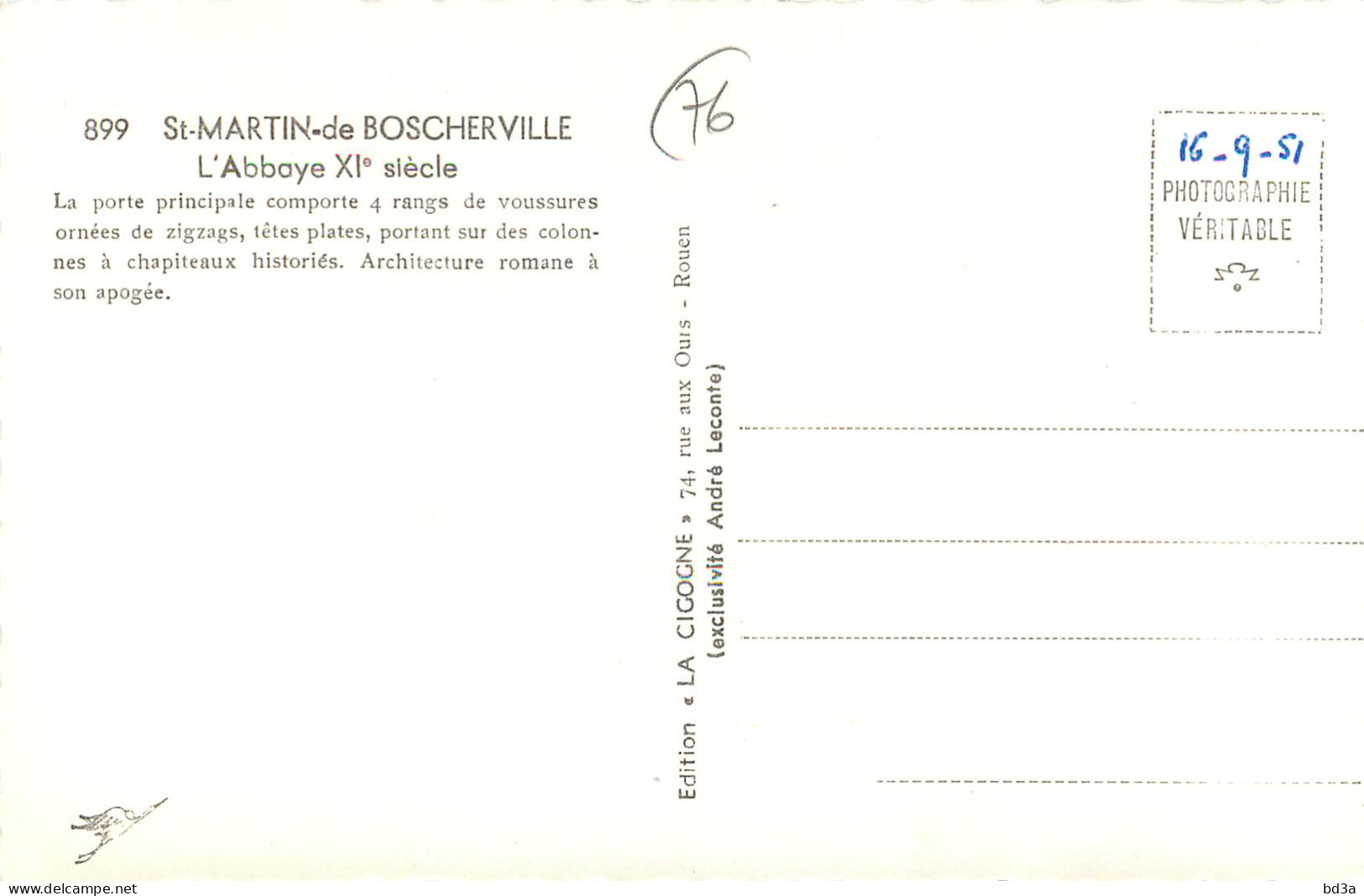 76 - SAINT MARTIN DE BOSCHERVILLE - Saint-Martin-de-Boscherville