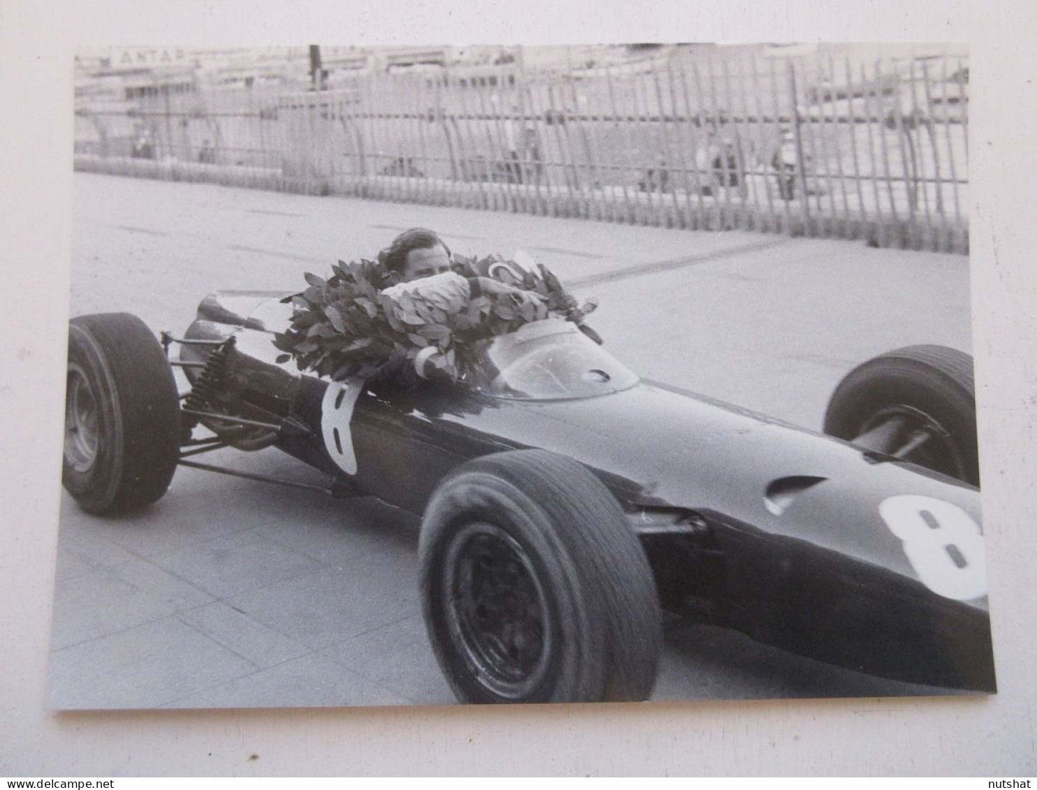 AUTO FORMULE 1 PHOTO 17x12 1964 MONACO PREMIER Graham HILL BRM                   - Automobilismo - F1