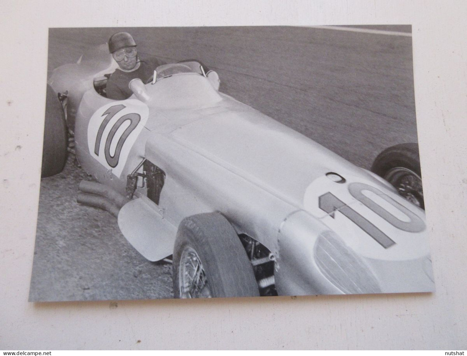 AUTO FORMULE 1 PHOTO 17x12 1955 SPA FRANCORCHAMPS Jose Manuel FANGIO MERCEDES    - Autorennen - F1