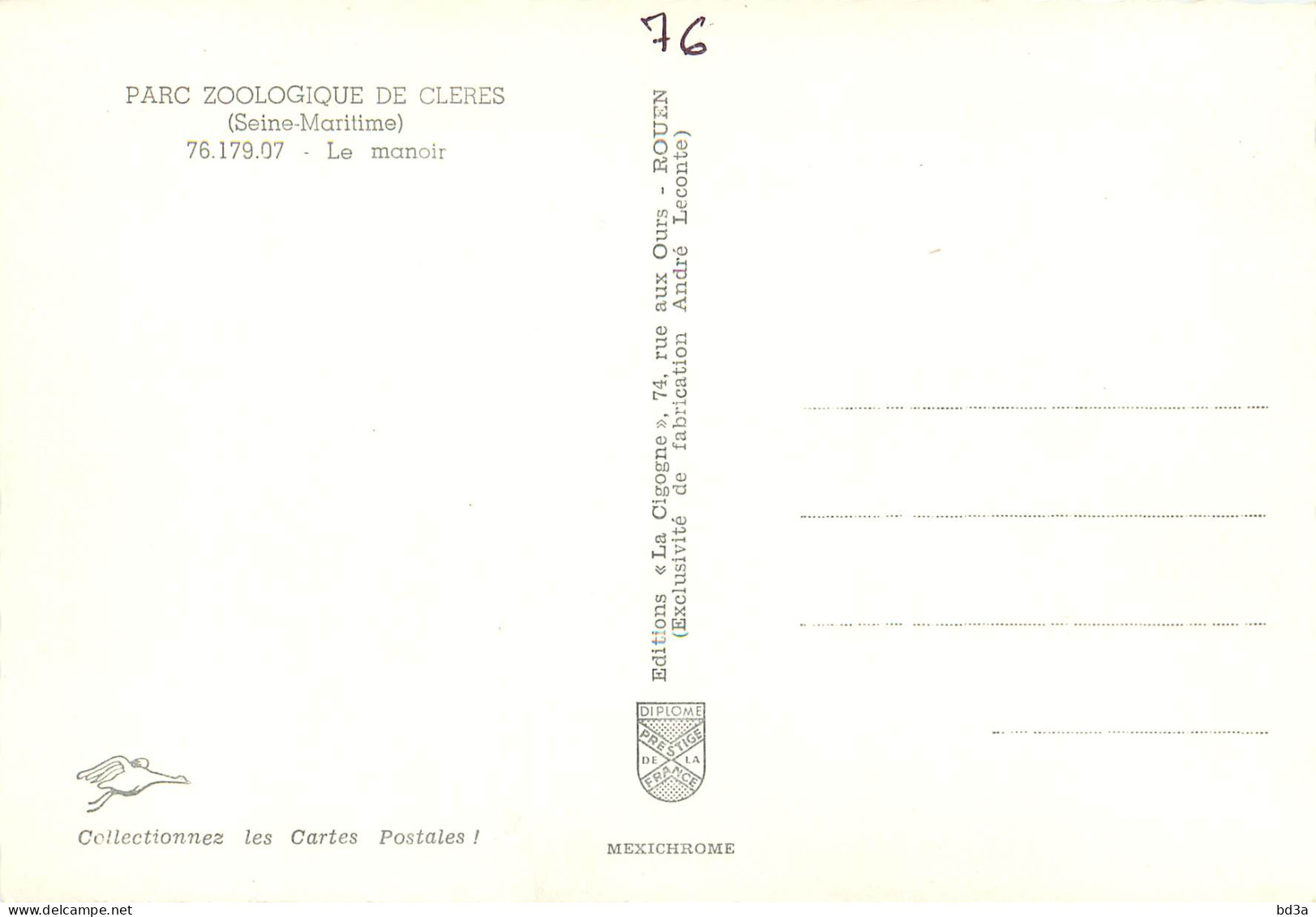 76 - PARC ZOOLOGIQUE DE CLERES - Clères