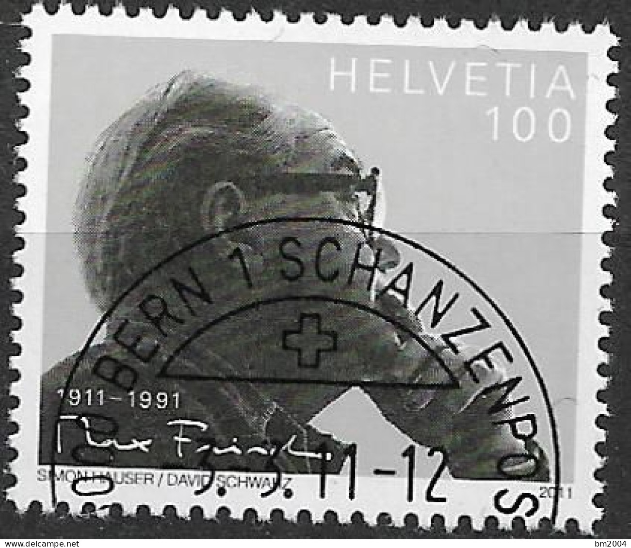 2011  Schweiz   Mi. 2190 FD-used   100. Geburtstag Von Max Frisch - Oblitérés