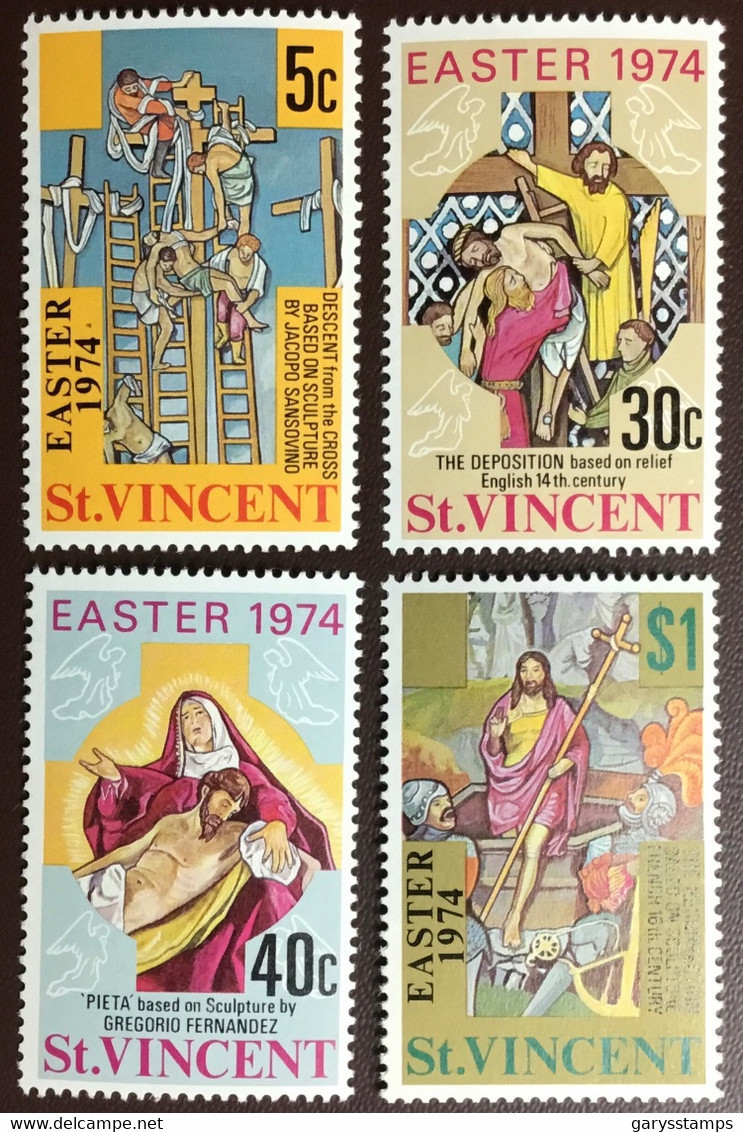 St Vincent 1974 Easter MNH - St.Vincent (...-1979)