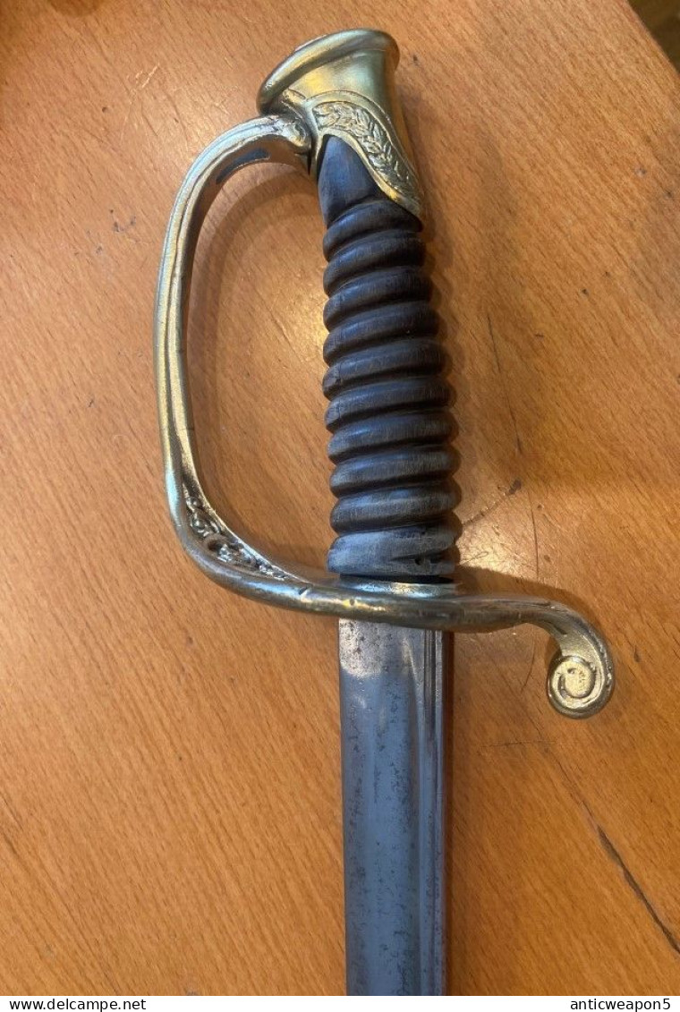 Sabre D'officier Modèle 1845. (C223) - Armes Blanches