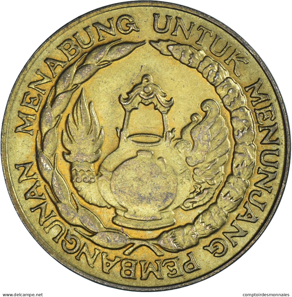 Monnaie, Indonésie, 10 Rupiah, 1974 - Indonesia