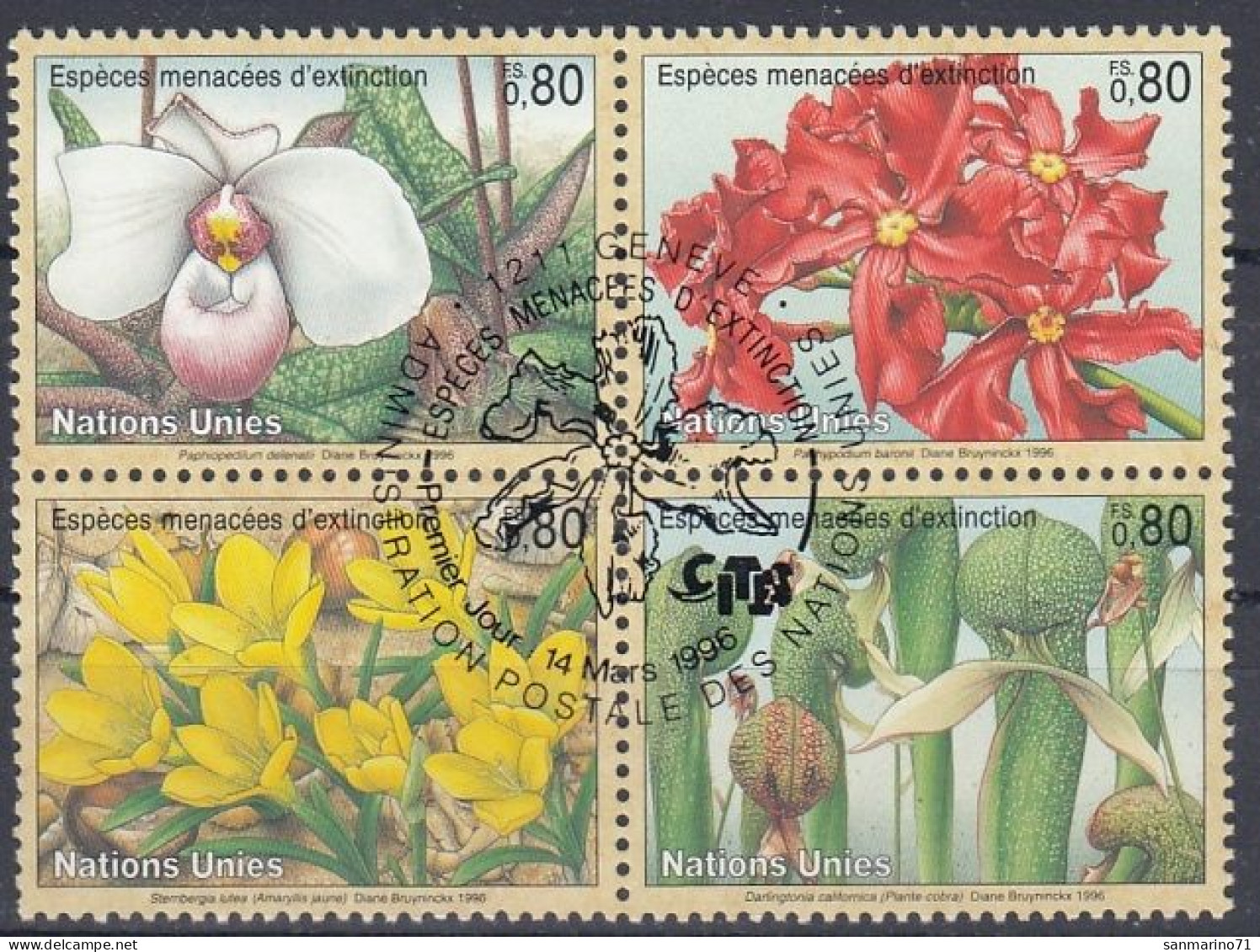 UNITED NATIONS Geneva 288-291,used - Used Stamps