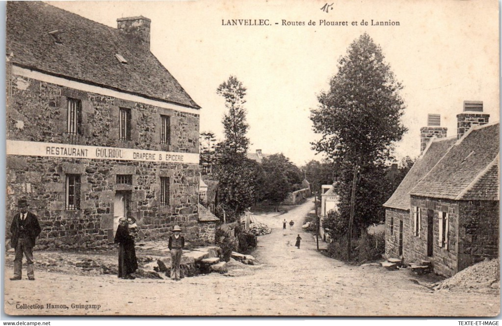 22 LANVELLEC - Routes De Plouaret & De Lannion  - Lanvellec