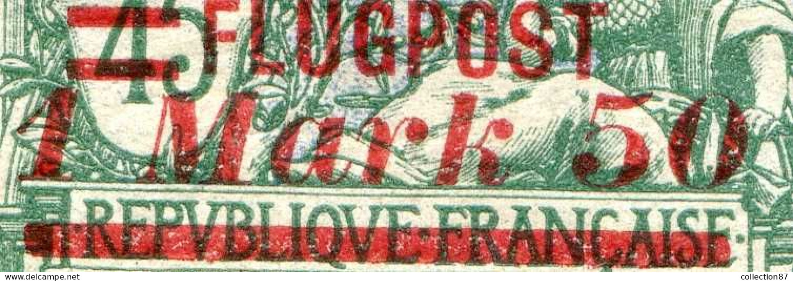 REF 088 > MEMEL FLUGPOST < PA N° 23A * Chiffre Espacé 3/4 Mn < Neuf Ch Dos Visible - MH * > Air Mail - Aéro - Unused Stamps