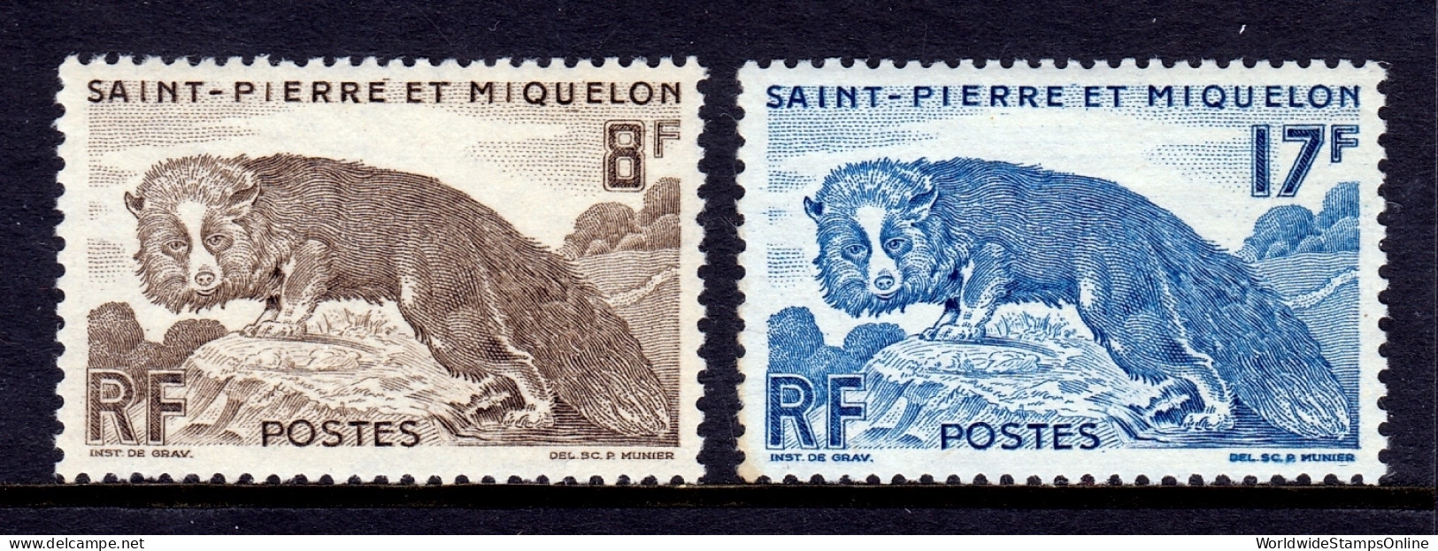 St. Pierre And Miquelon - Scott #343-344 - MNH - SCV $13 - Ongebruikt