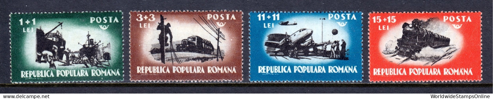 Romania - Scott #B413-B416 - MH - SCV $8.90 - Nuovi