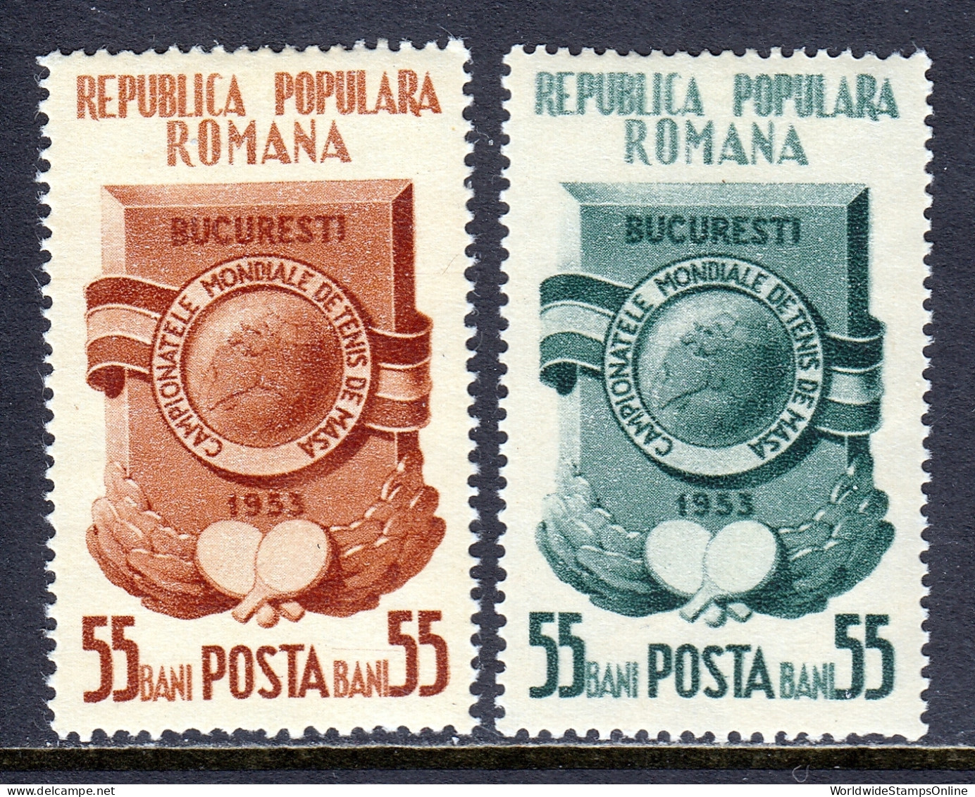 Romania - Scott #926-927 - MH - SCV $20 - Nuevos