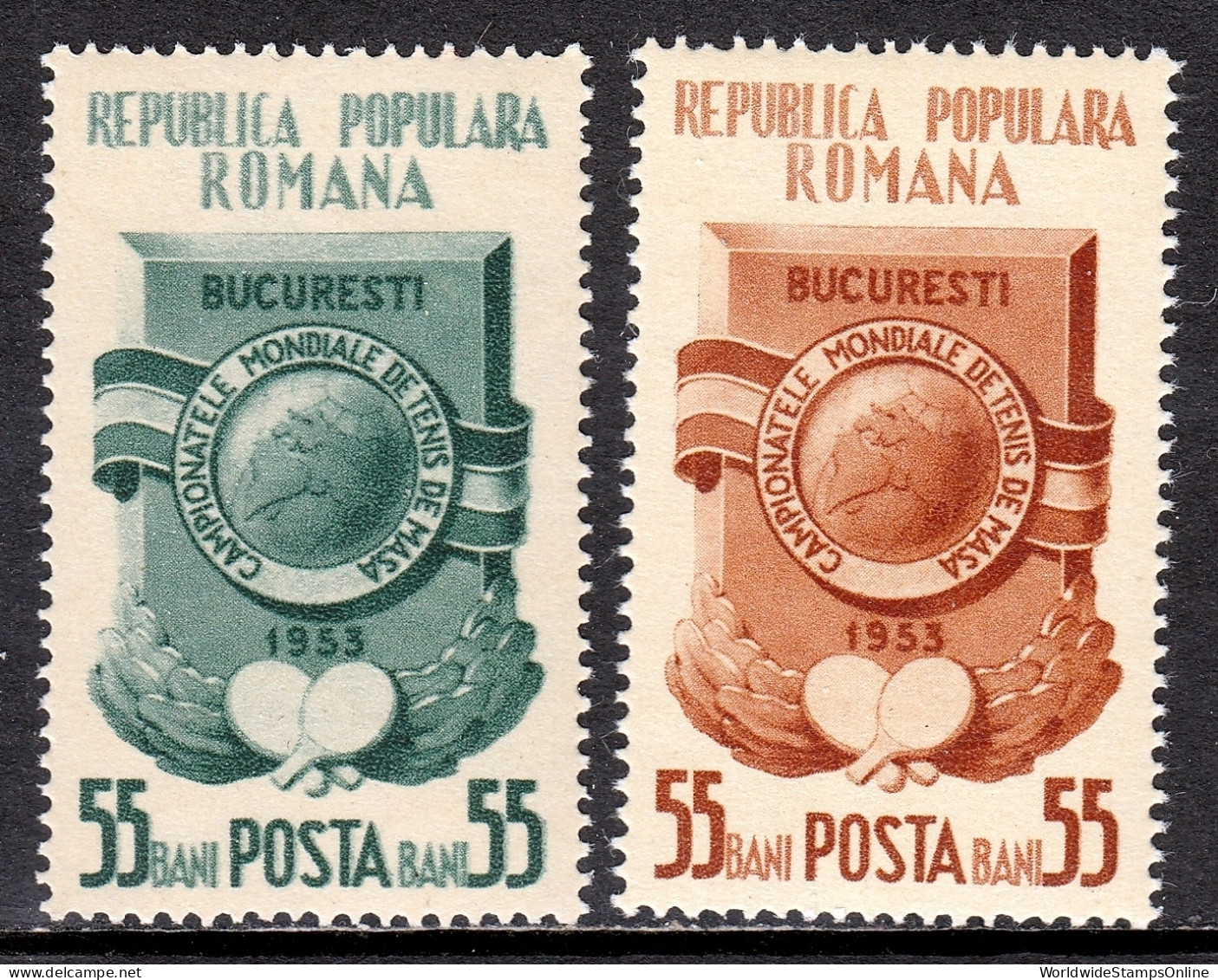 Romania - Scott #926-927 - MLH - SCV $20 - Ungebraucht