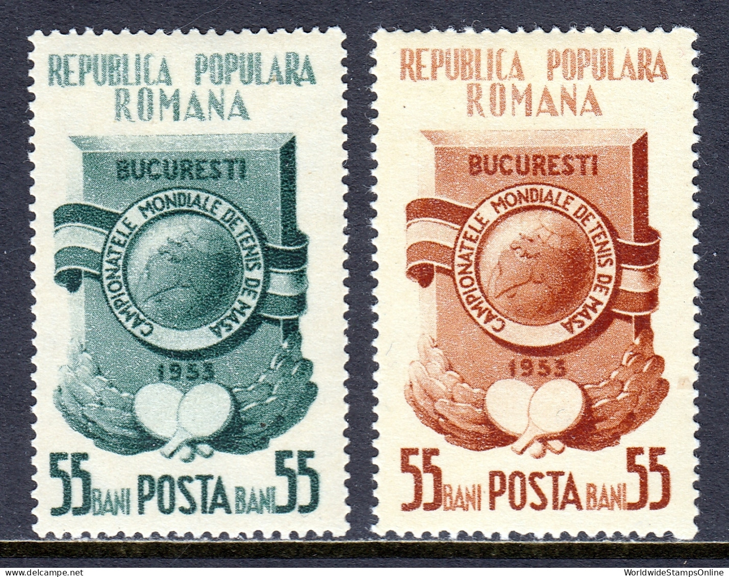 Romania - Scott #926-927 - MH - SCV $20 - Neufs