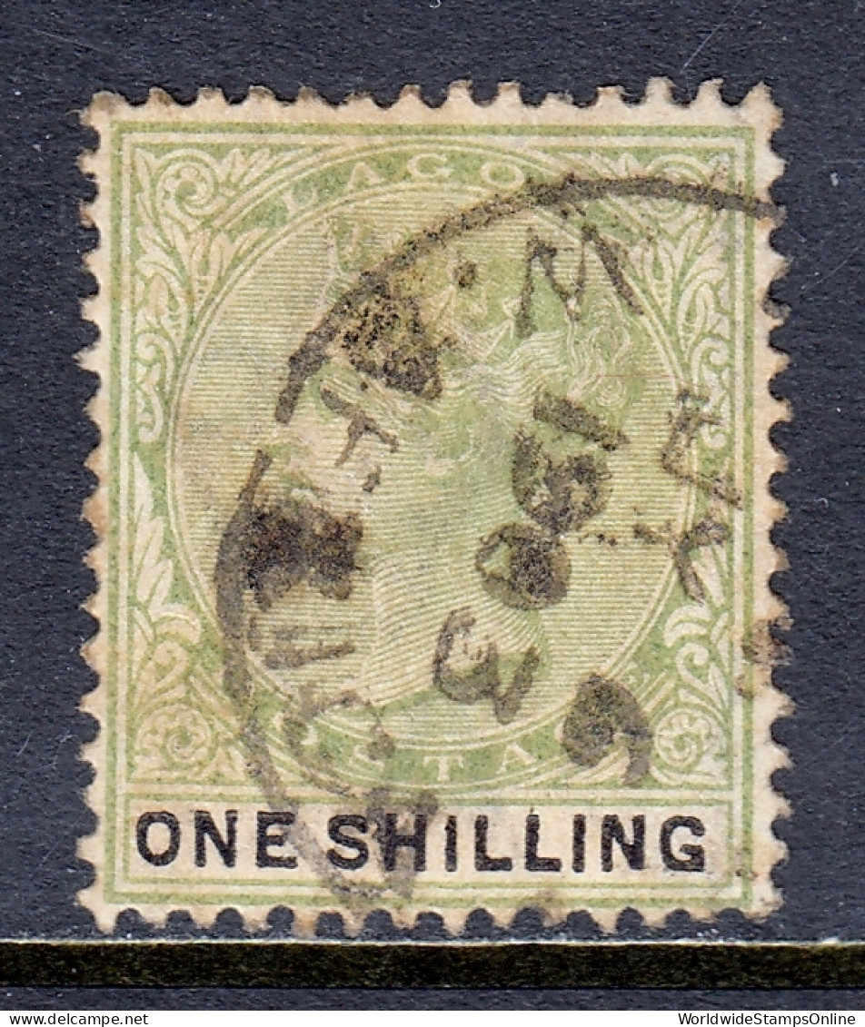 Lagos - Scott #32 - Used - Toning - SCV $32 - Nigeria (...-1960)