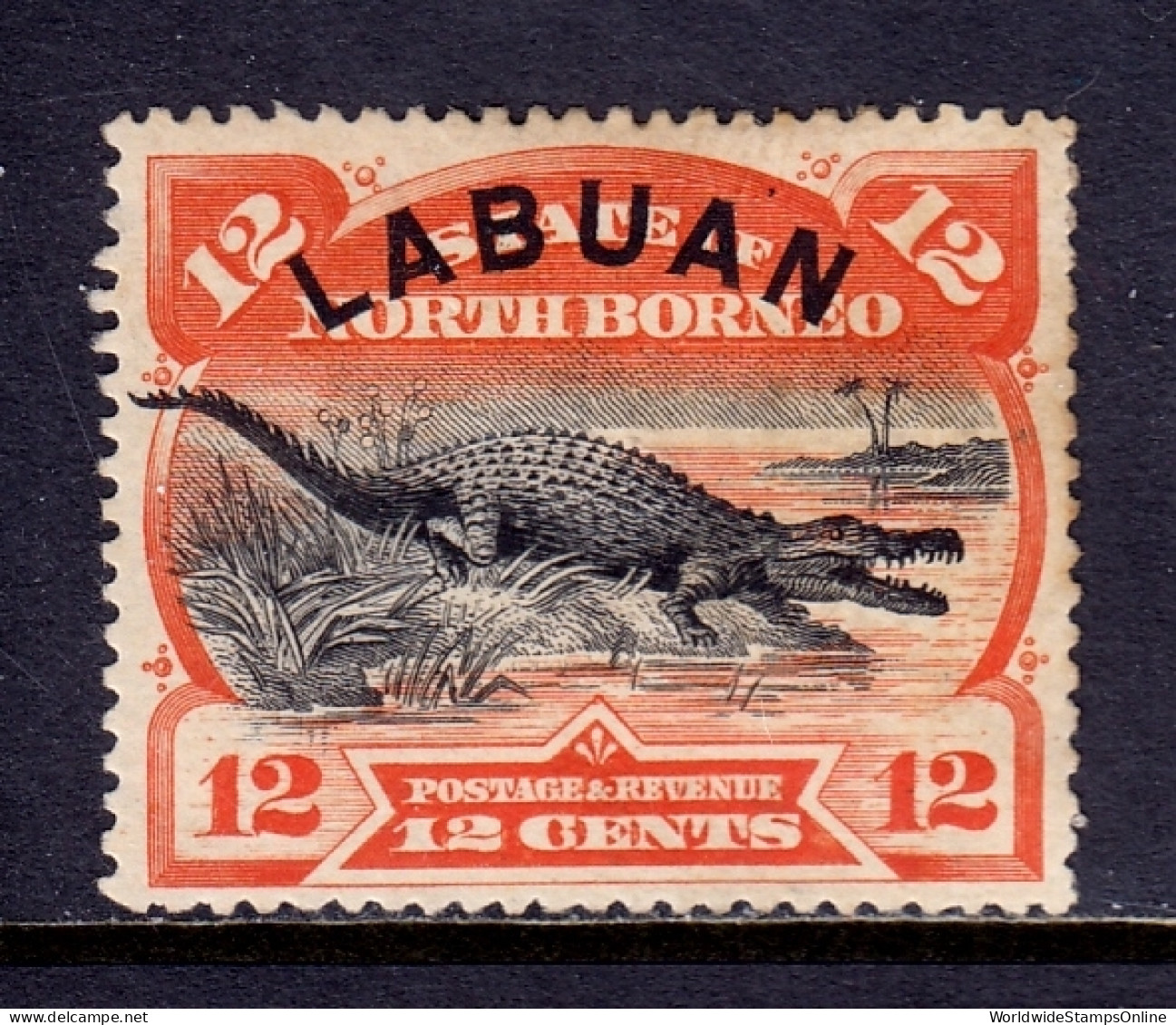 Labuan - Scott #55 - MH - Thinning - SCV $27 - Borneo Del Nord (...-1963)