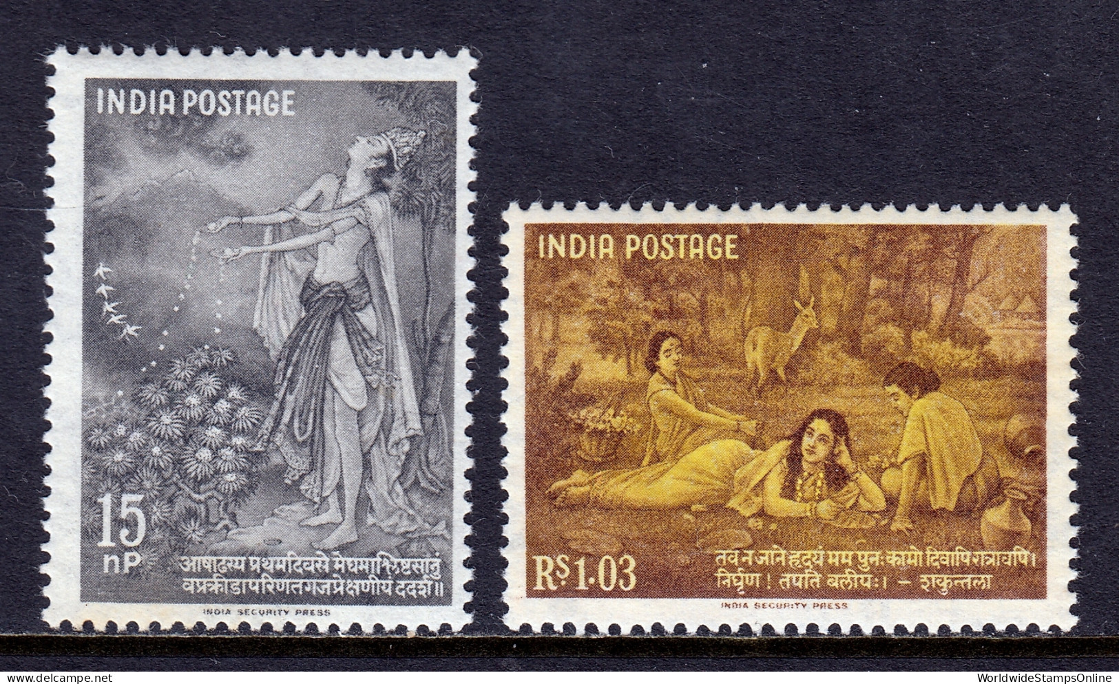 India - Scott #329-330 - MNH - SCV $4.50 - Neufs