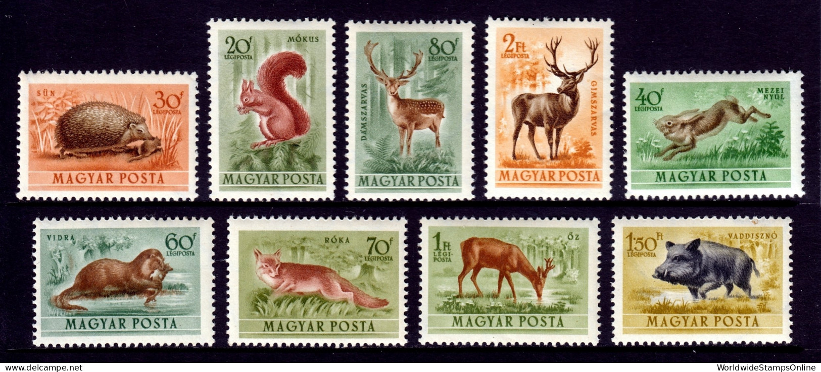 Hungary - Scott #C111//C120 - MNH - Short Set Missing #C114 - SCV $15 - Nuevos