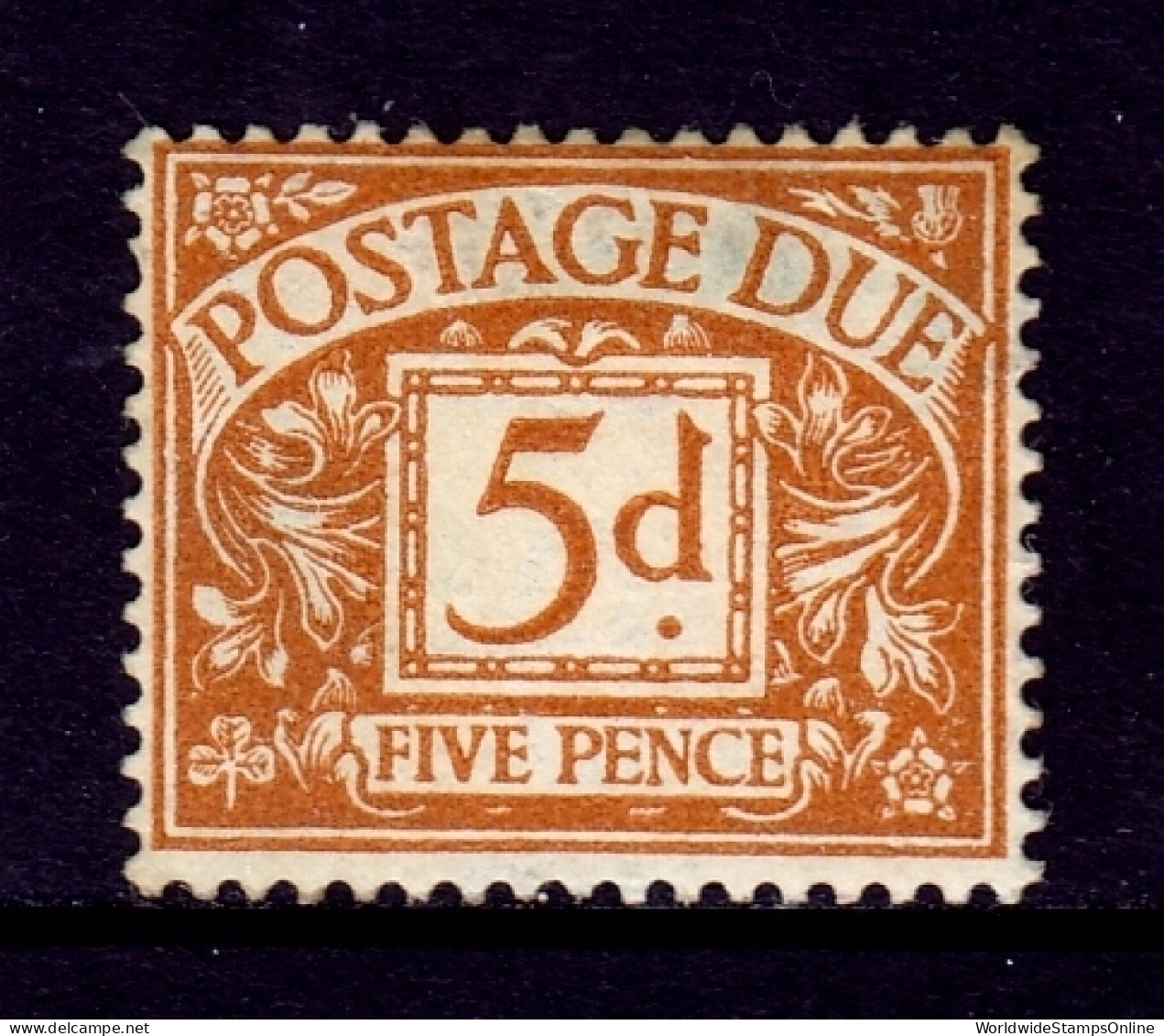 Great Britain - Scott #J23 - MH - SCV $20 - Postage Due