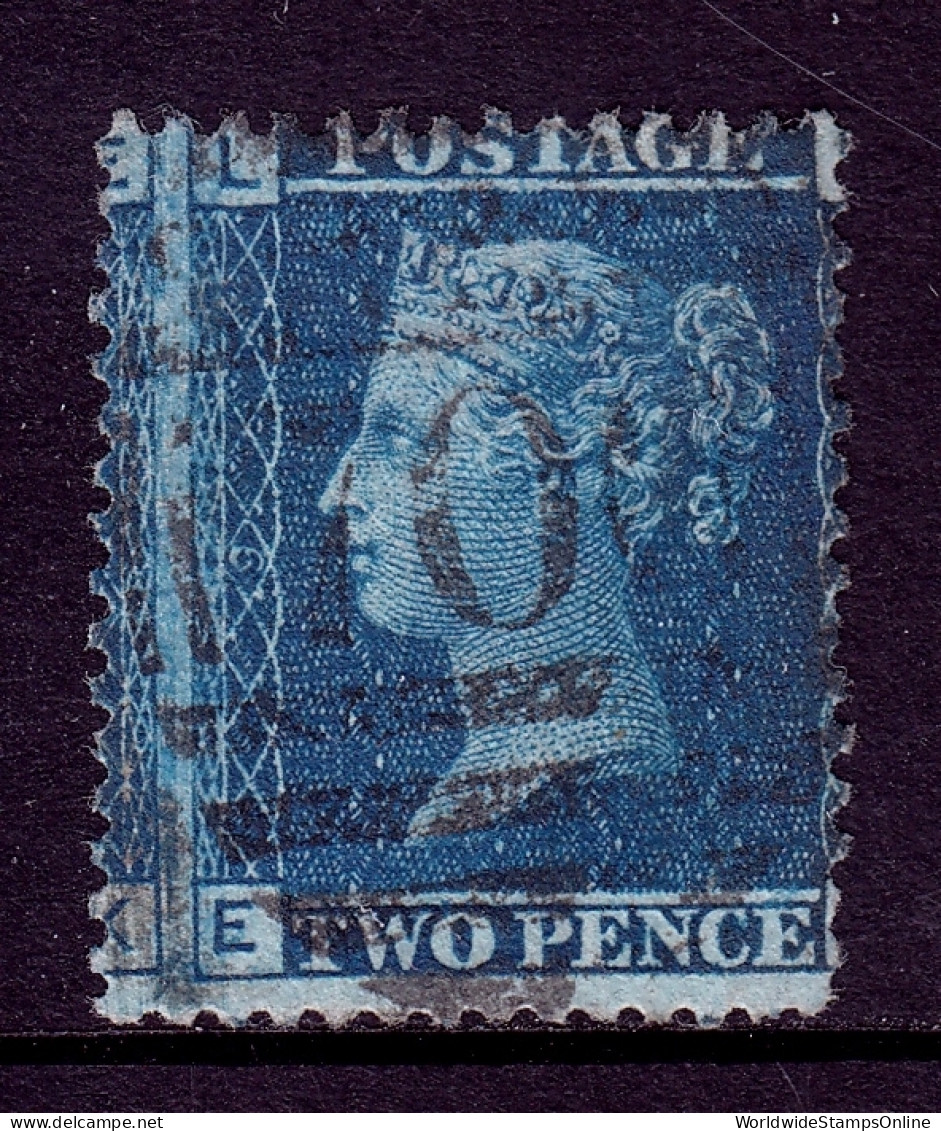 Great Britain - Scott #29 - Plate 9 - Used - Misperfed - SCV $12 - Used Stamps