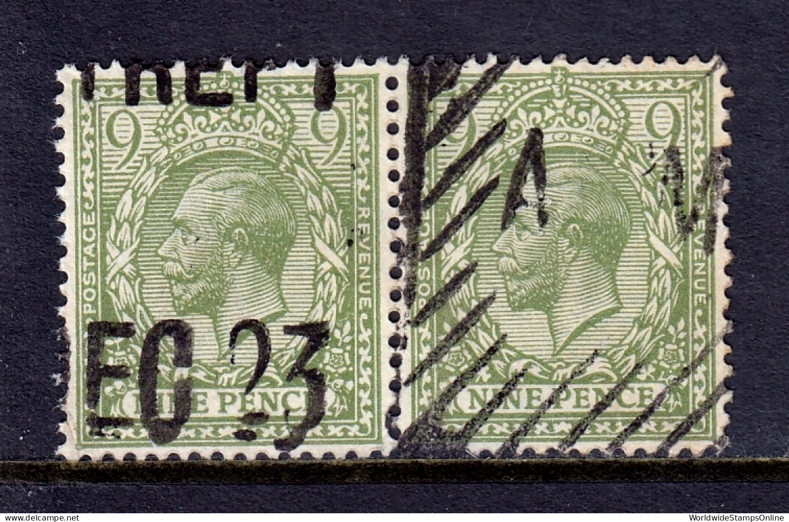 Great Britain - Scott #183 - Pair - Used - SCV $70 - Oblitérés