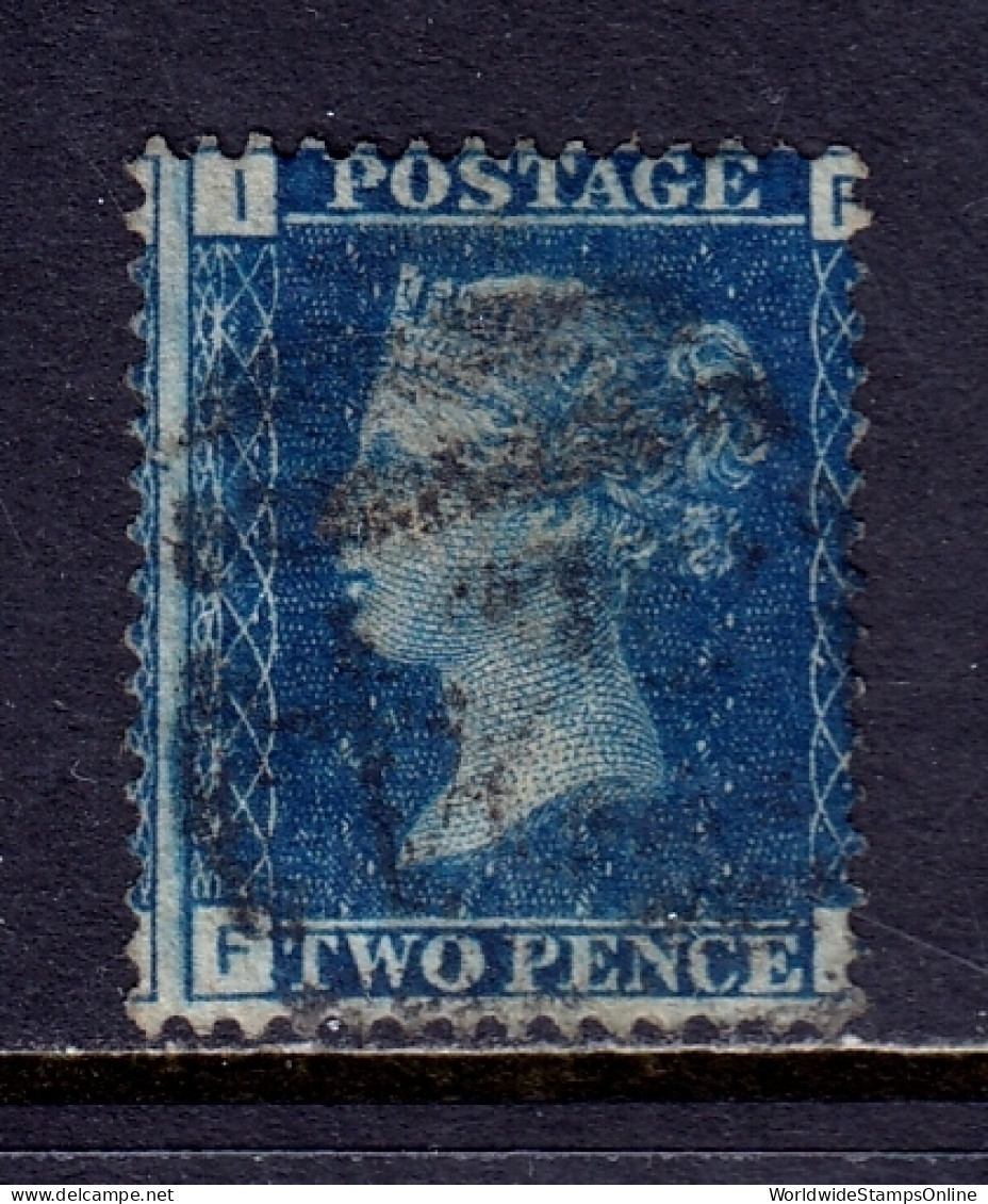 Great Britain - Scott #16 - Used - Old-time Hinge - SCV $21 - Gebruikt