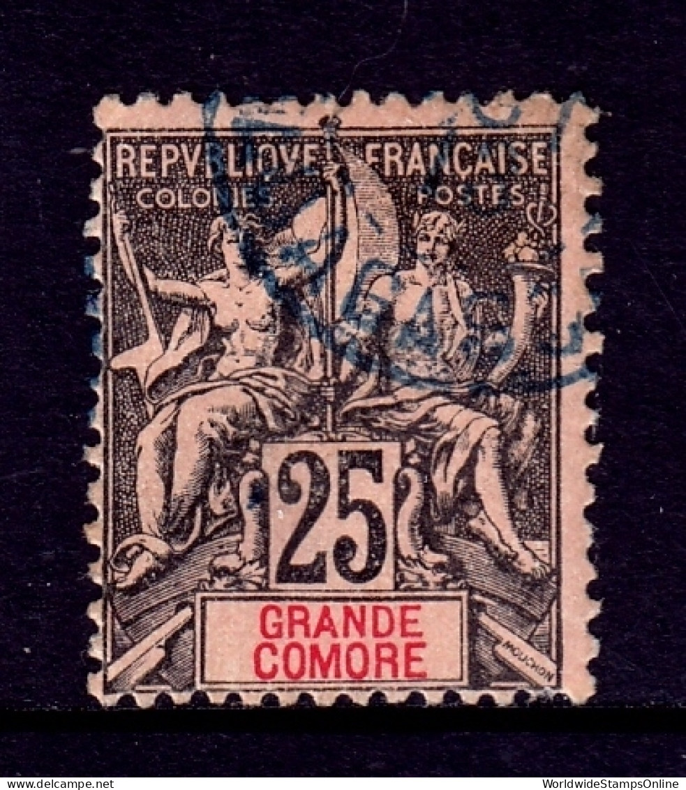 Grand Comoro - Scott #10 - Used - See Description - SCV $17 - Oblitérés