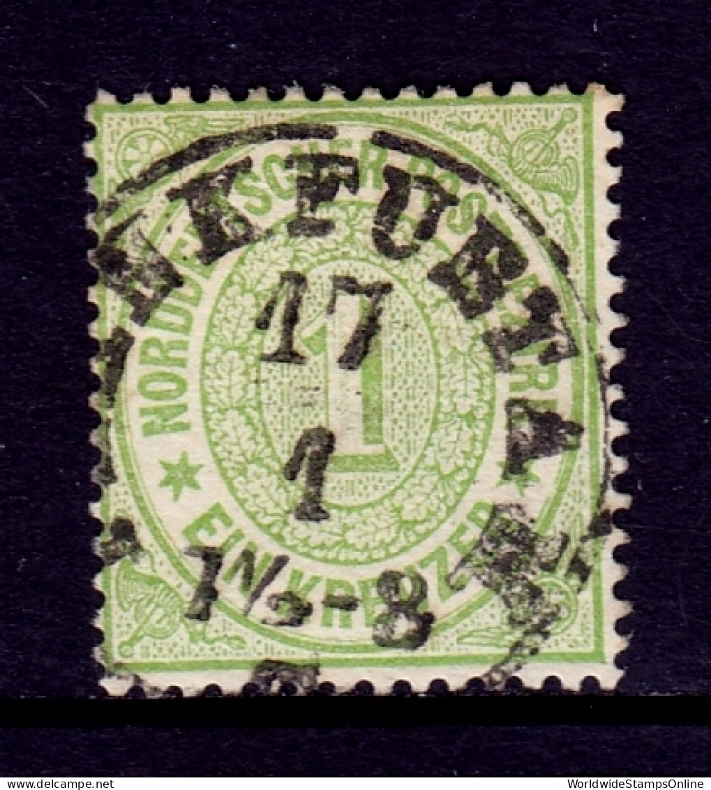 Germany (North German Confederation) - Scott #19 - Used - SCV $10 - Afgestempeld