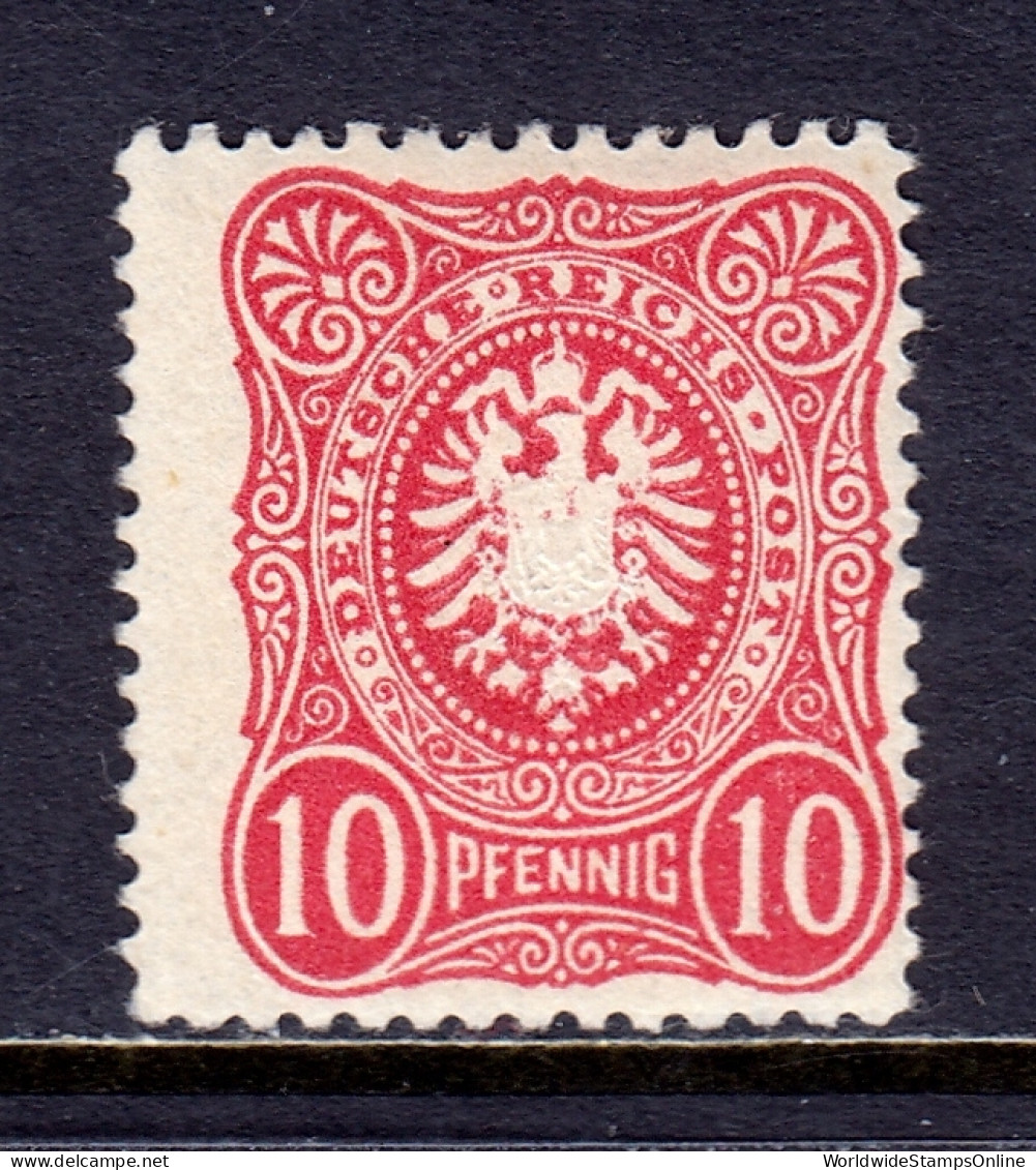 Germany - Scott #39 - MH - 2 Very Subtle Thin Specks - SCV $13 - Nuevos